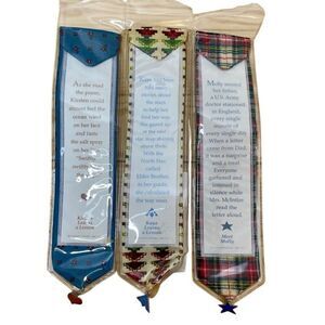 NEW The American Girl Doll Kristen Molly Kaya Bookmark‎ by Hallmark Keepsake Set